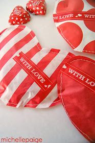 michelle paige blogs: 'Sew' Sweet Paper Sack Valentines