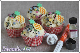 Mini cupcakes tropicales