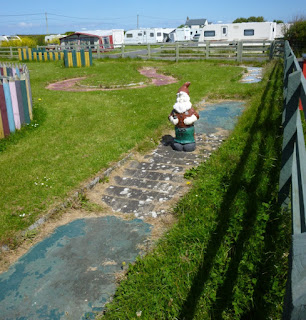 Crazy Golf course at Berryfields Holiday Park in Cornwall