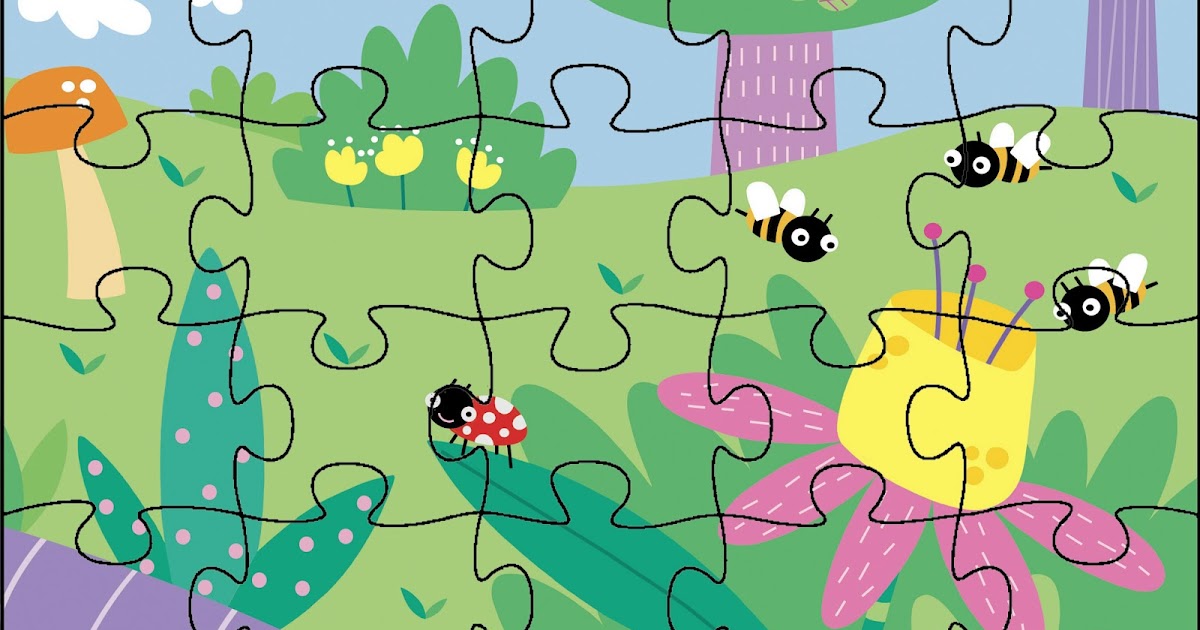 Actividades para Infantil: puzzles de 20 piezas