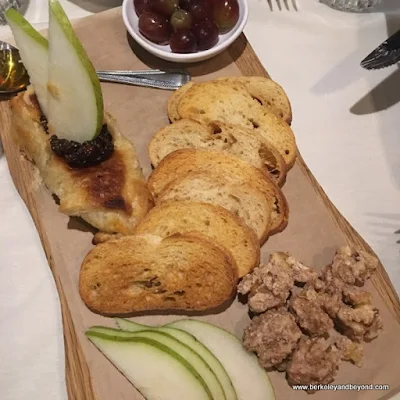 baked Brie platter at Kitchen 428 in Woodland, California