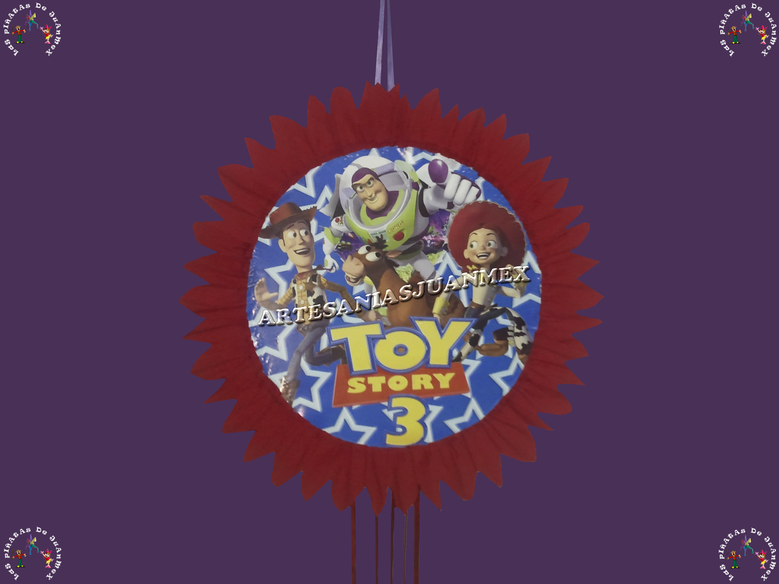 LAS PIÑATAS DE JUANMEX Mis Piñatas, Piñata Tambor Toy Story.
