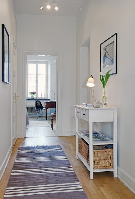 Cómo decorar pasillos estrechos