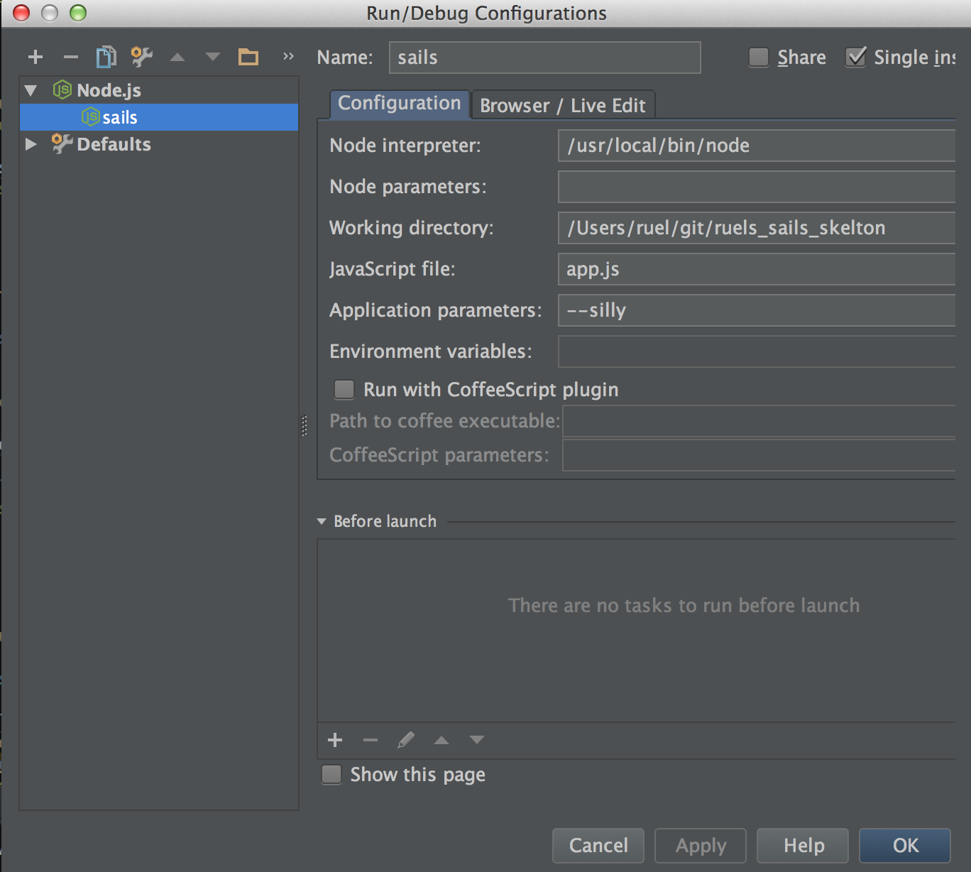 Ruel's Programming study [Node.js] Storm에서 nodejs디버깅 환경 구축