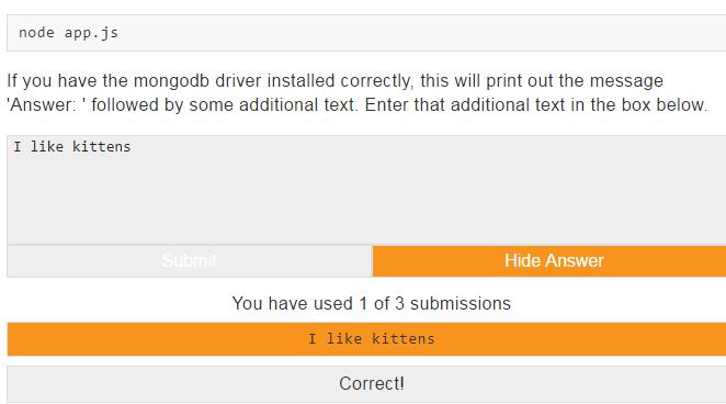 mongodb homework 2.1 answer mongodb homework 2.1 answer