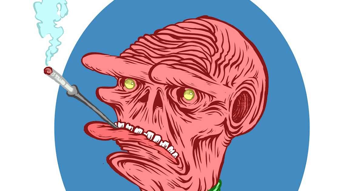 Anthony Briglia Illustration: Grumpy Old Red Skull