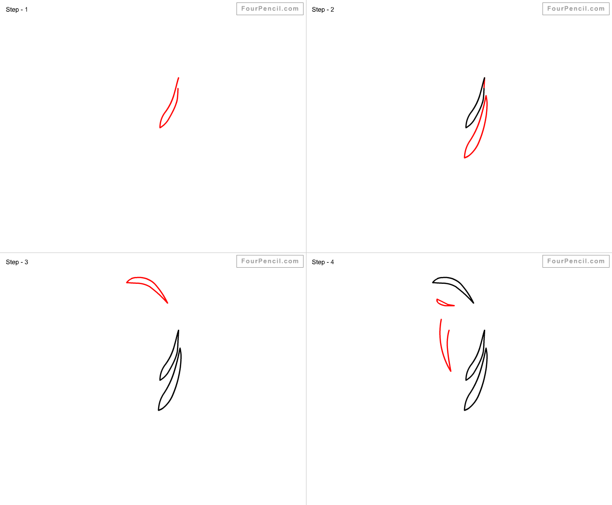 Fpencil: How to draw Parrot for kids step by step