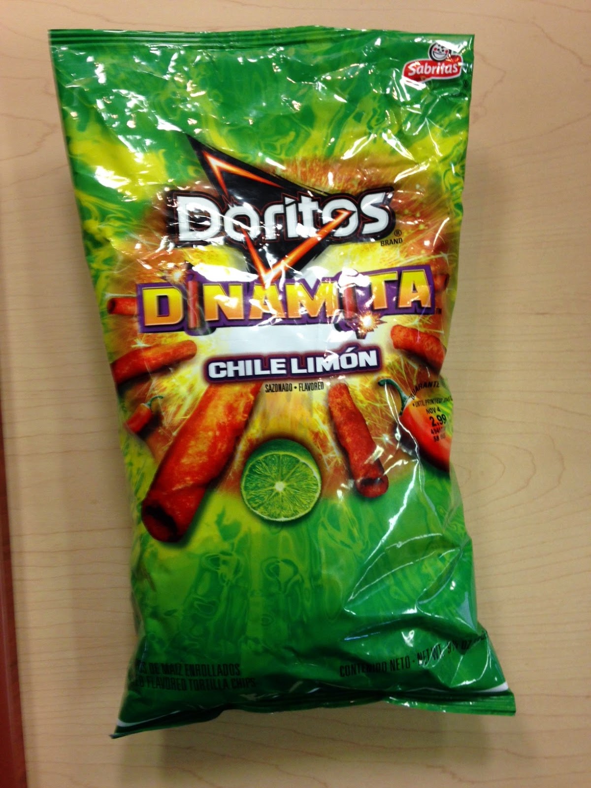 Winnipeg Chip Club Doritos Dinamita Chile Limón