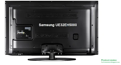 Samsung UE32EH5000 TV back side and ports