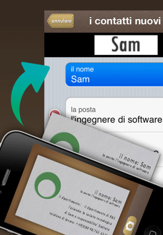 Lettore Di Biglietto Da Visita Samcard Pro Business Card Reader Business Card Scanner The Apple For You