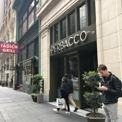 exterior of Perbacco in San Francisco, California