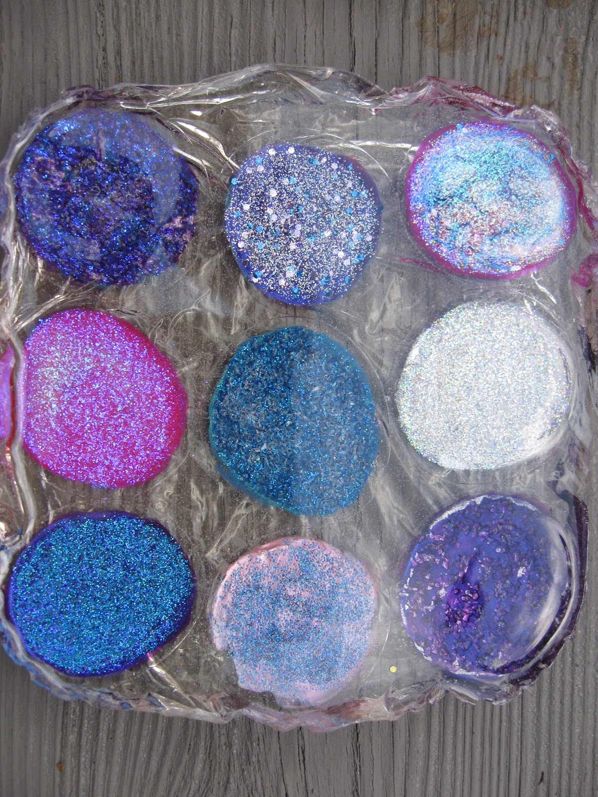 Nail Polish Glass Stone Coaster Craft Klatch