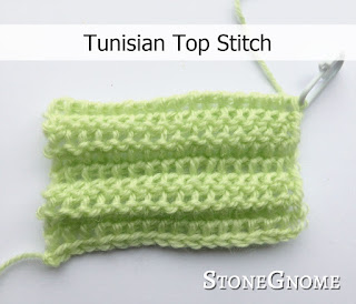 Crochet rib - Tunisian Top Stitch