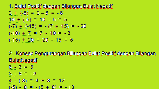 Soal Matematika Kelas 6 Negatif Positif Soal Matematika Kelas 6 Negatif Positif