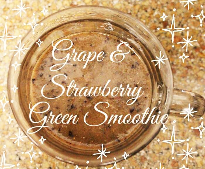 How to Make Grape & Strawberry Green Smoothie It has grown on me!