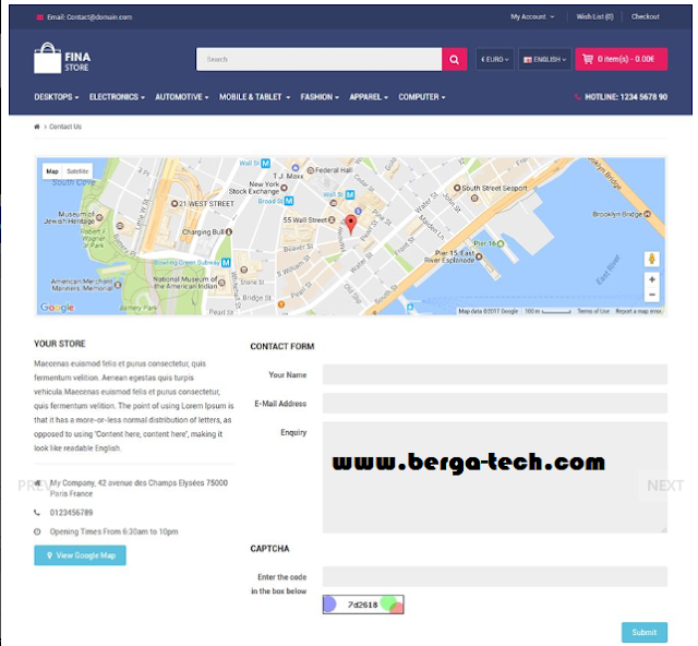 Donwload Web Template Toko Online Multipurpose eCommerce OpenCart Responsive