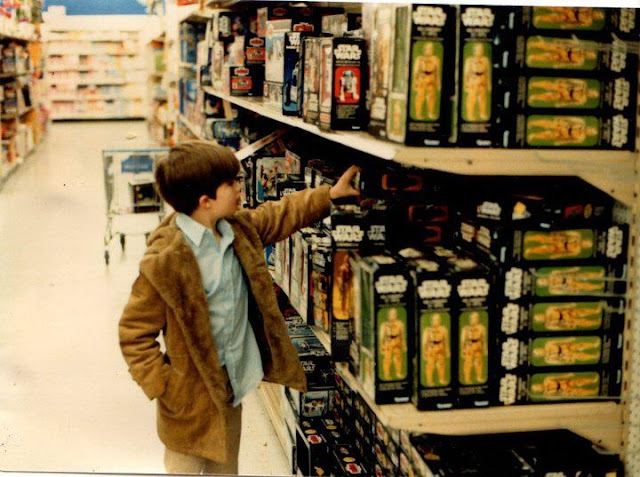 Retro Photo, Shopping For Kenner Star Wars