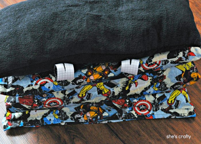 She's Crafty How to make a Nap Mat Cover