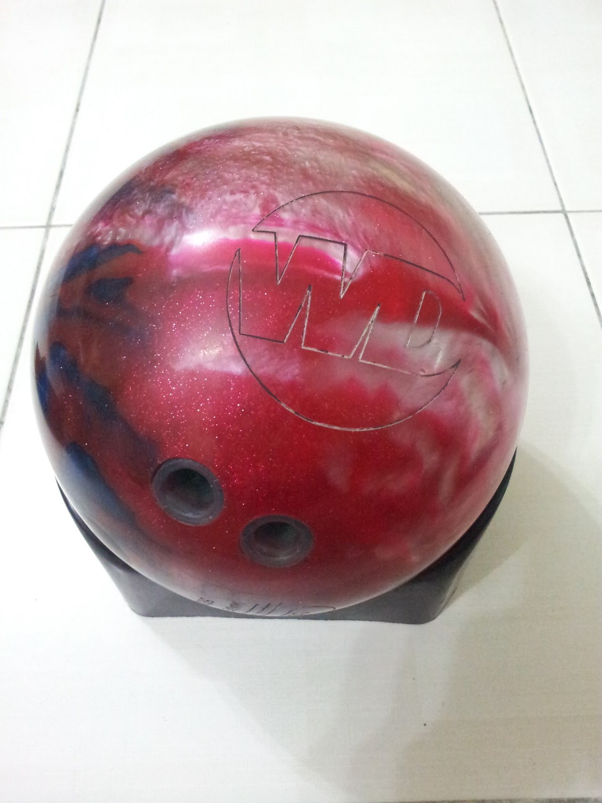 KEDAI BOWLING ONLINE POLYESTER BOWLING BALL COLUMBIA300 WD 15 LB