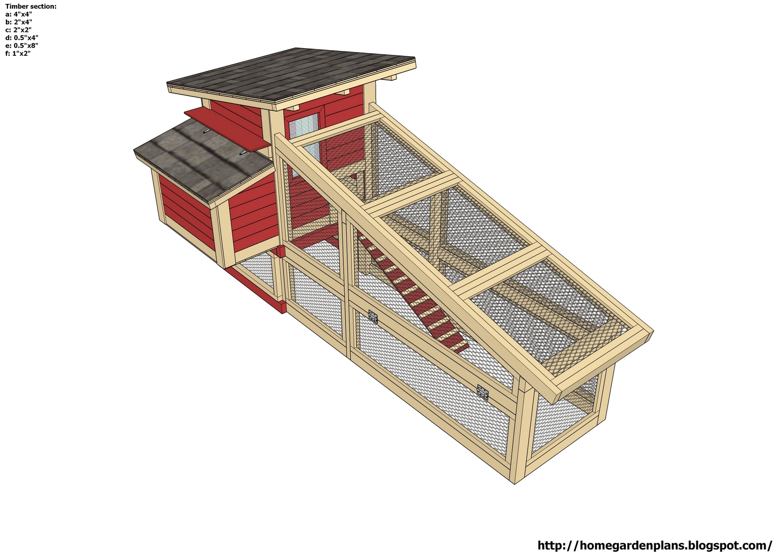 garden plans: S100 - Chicken Coop Plans Construction - Chicken Coop ...