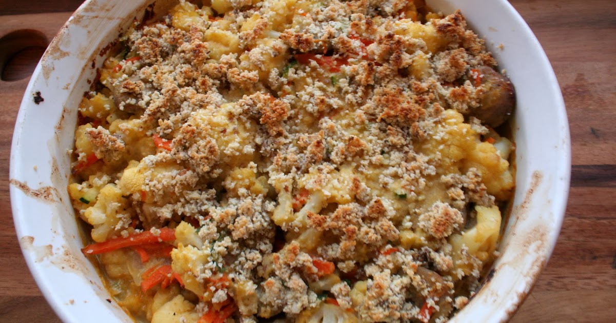 The Healthy Happy Wife Cauliflower Casserole (Dairy and Gluten/Grain