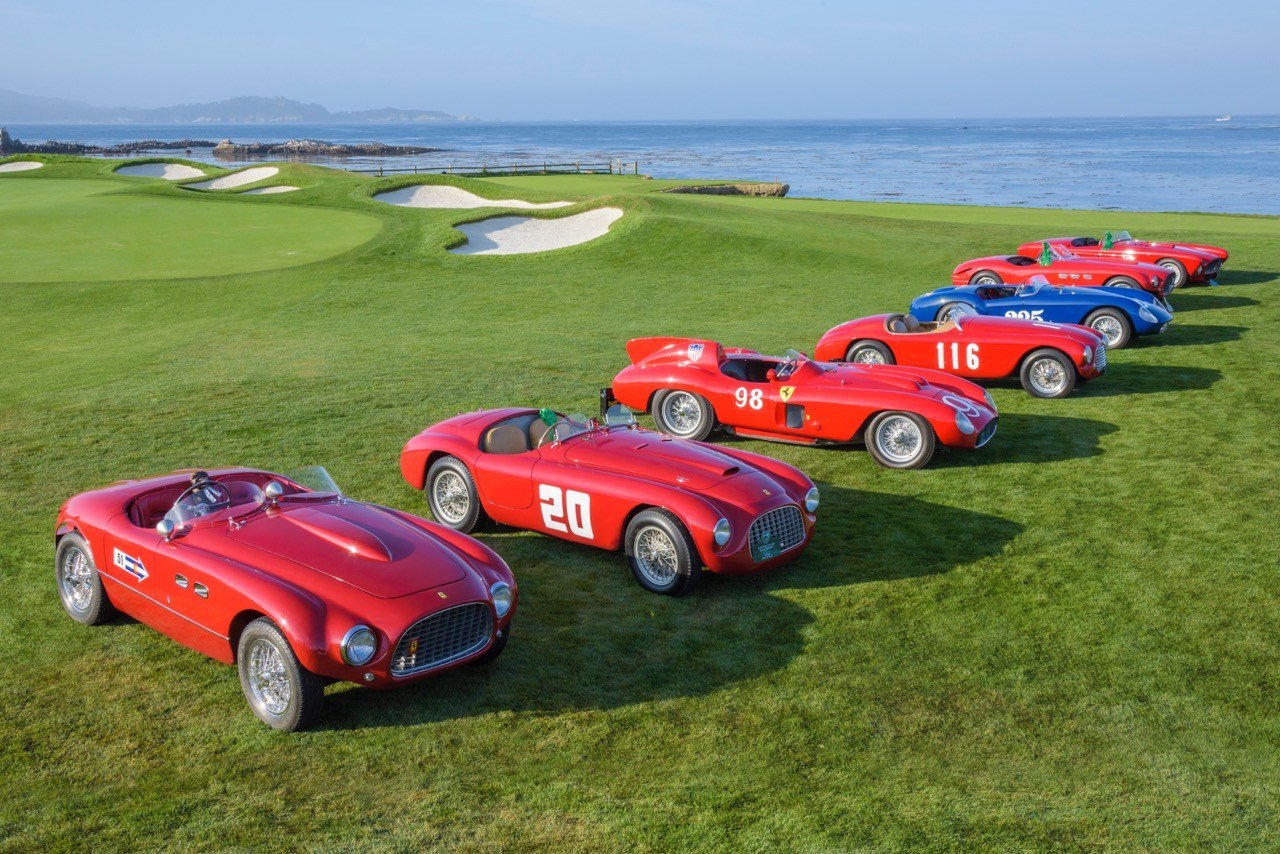 Pebble Beach Concours d'Elegance Celebration of Ferrari 70th Anniversary