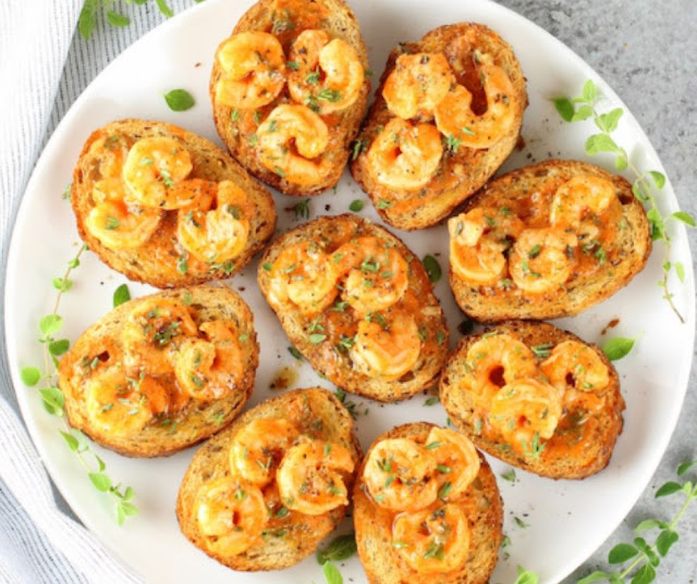 Easy Cajun Shrimp Toast Appetizers Easy Cajun Shrimp Toast Appetizers
