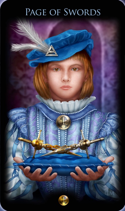 silent paradox: Page of Swords