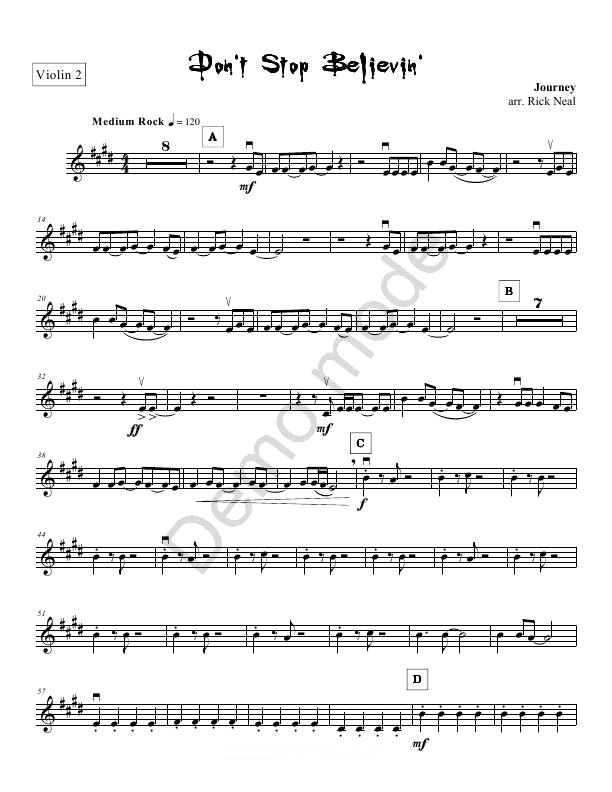 O Blog dos Violinistas JOURNEYDON´T STOP BELIEVING