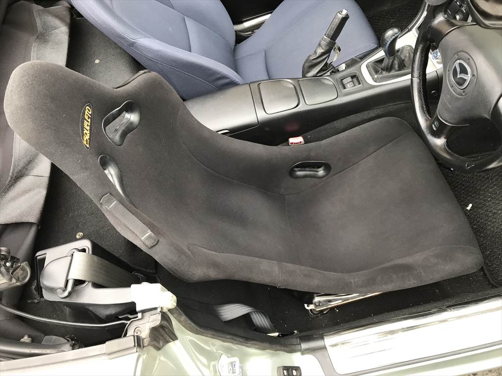 日本製・綿100% ロードスター フルバケ シートレール シート取り付け