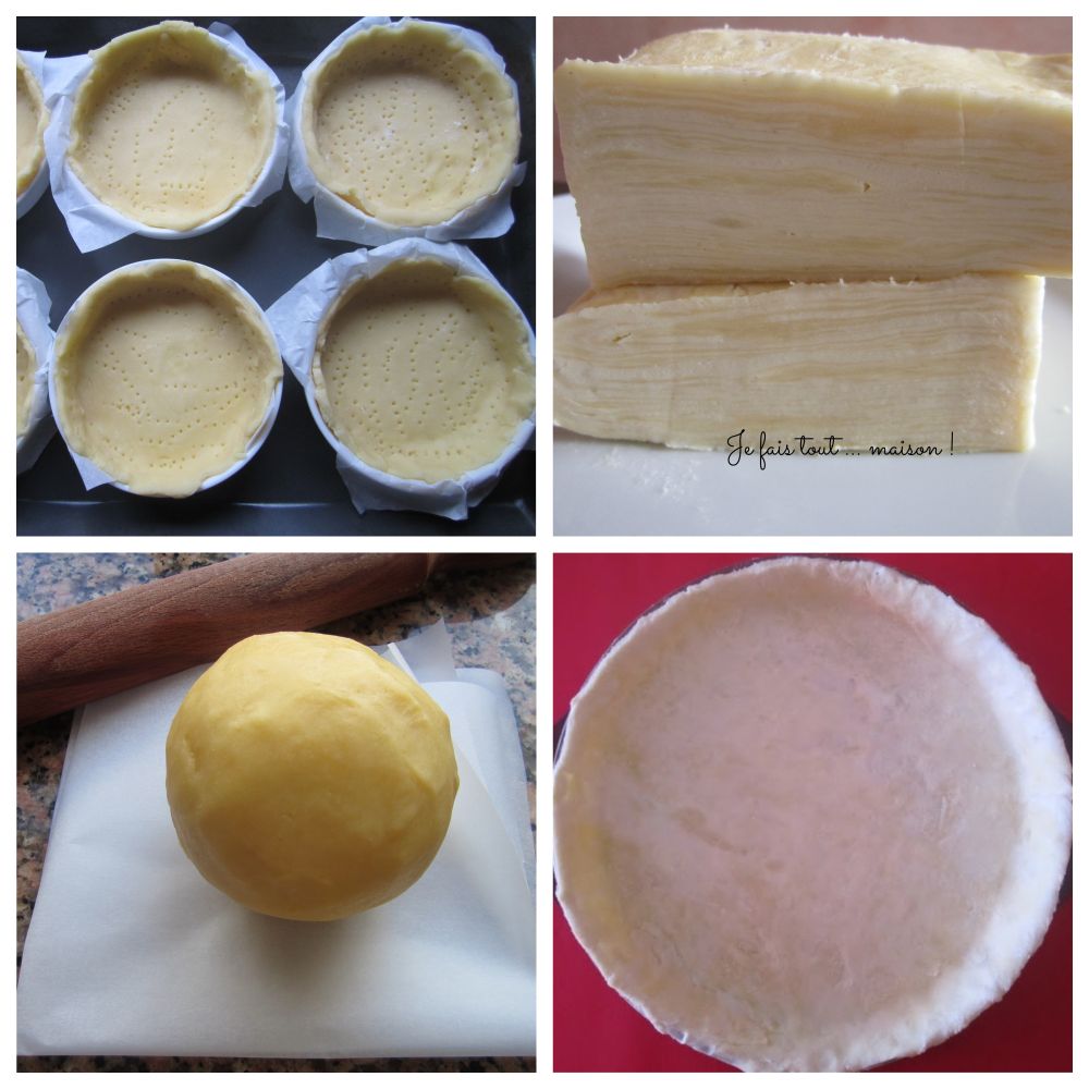 Les pâtes à tarte maison Les pâtes à tarte maison