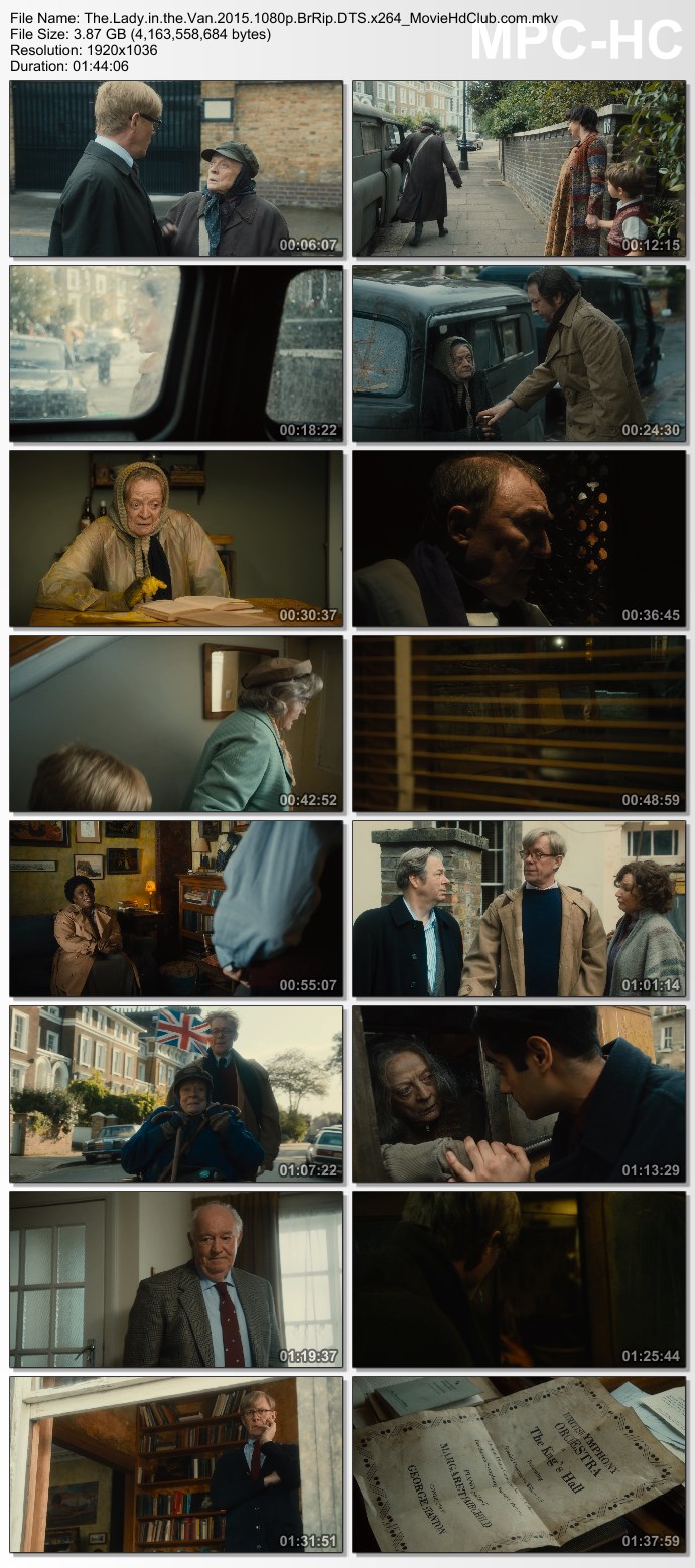 [Mini-HD] The Lady in the Van (2015) - คุณป้ารถแวน [1080p][เสียง:ไทย 5.1/Eng DTS][ซับ:ไทย/Eng][.MKV][3.88GB] LV_MovieHdClub_SS