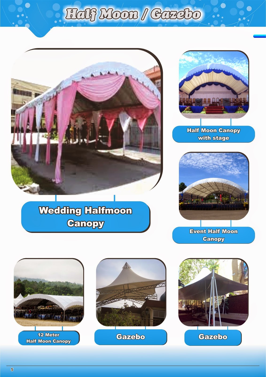 manufacturing of canopy iron, canopy canvases, marquee tent structure and also marquee tent canvas