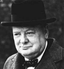 Uma frase de Churchill
