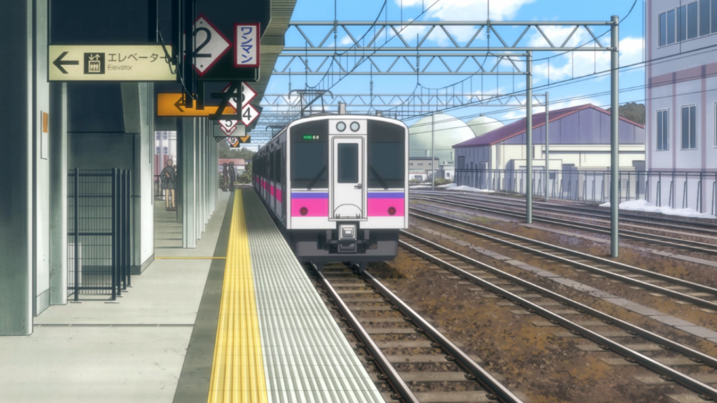 Flying Witch - Train Station.