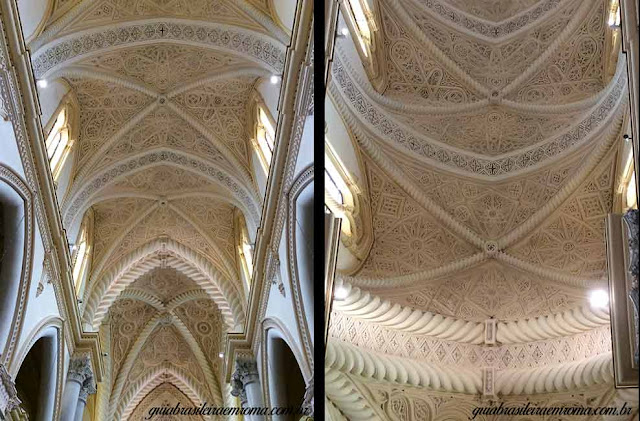 Erice, na Sicília erice teto duomo guia brasileira sicilia - Erice, na Sicília