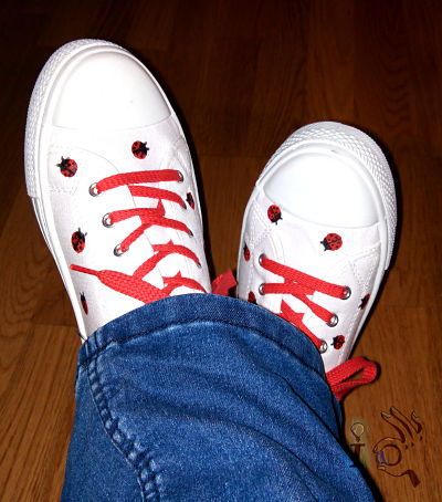 Zapatillas-de-mariquitas-puestas-Ideadoamano