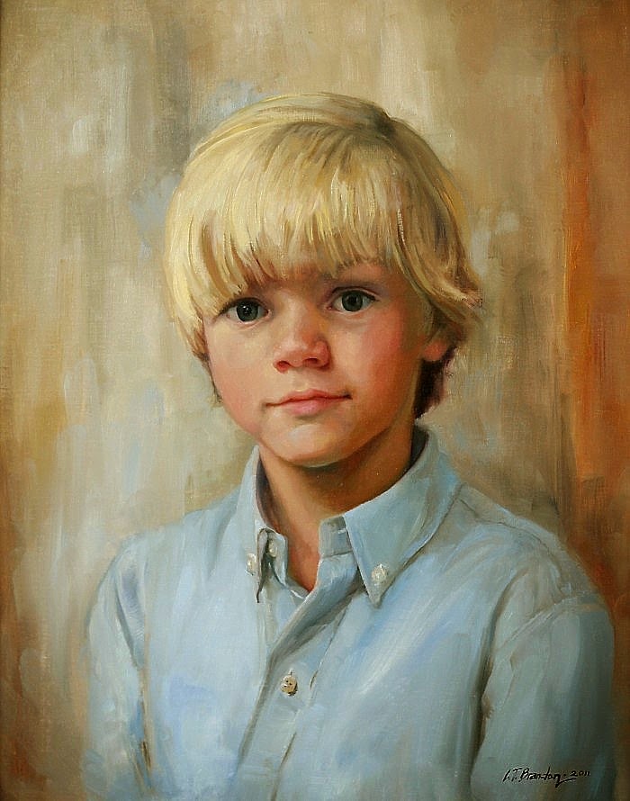 Art Now and Then Painting Boys