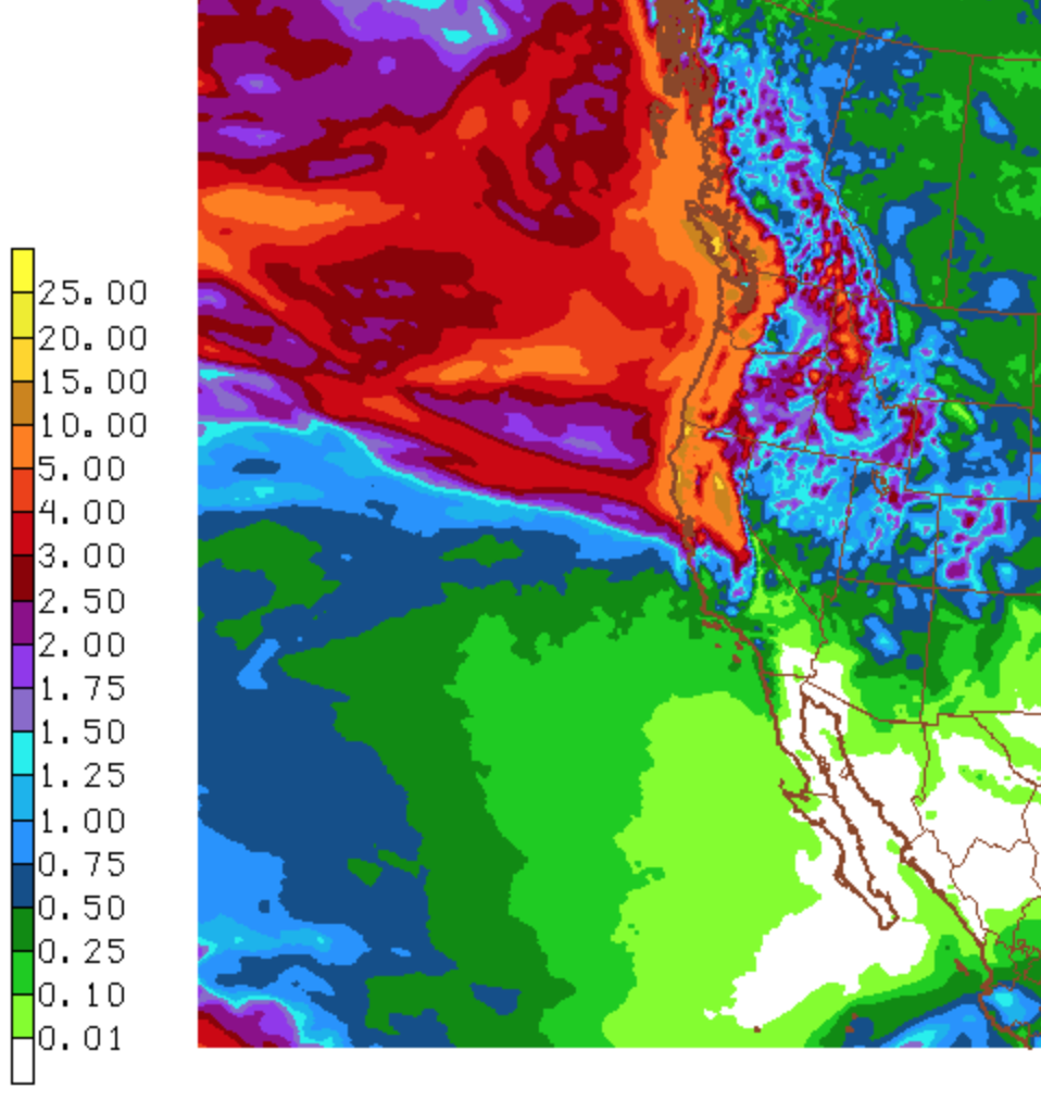 Cliff Mass Weather Blog West Coast Water Supply Is In Good Shape And