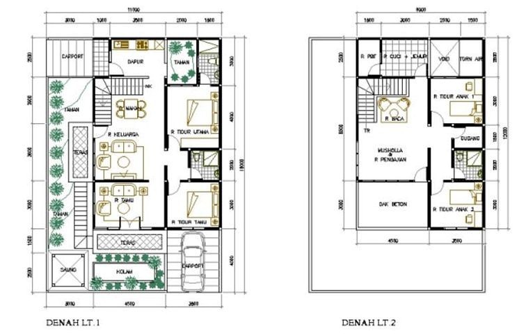 Denah Rumah Minimalis Type 36 Hook Denah Rumah Minimalis Type 36 Hook
