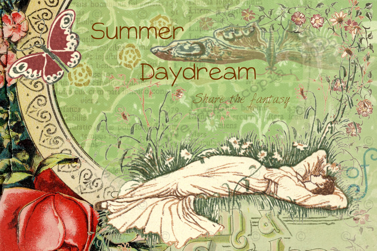 Anne's Creative Cornucopia "Summer Daydream" Postcard