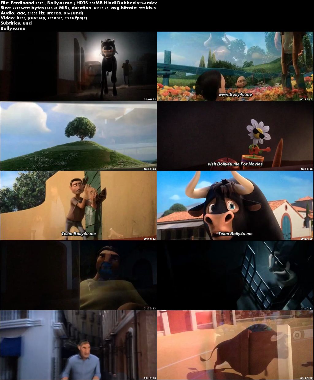 Ferdinand 2017 HDTS 300MB Hindi Dubbed 480p Download Ferdinand 2017 HDTS 300MB Hindi Dubbed 480p Download