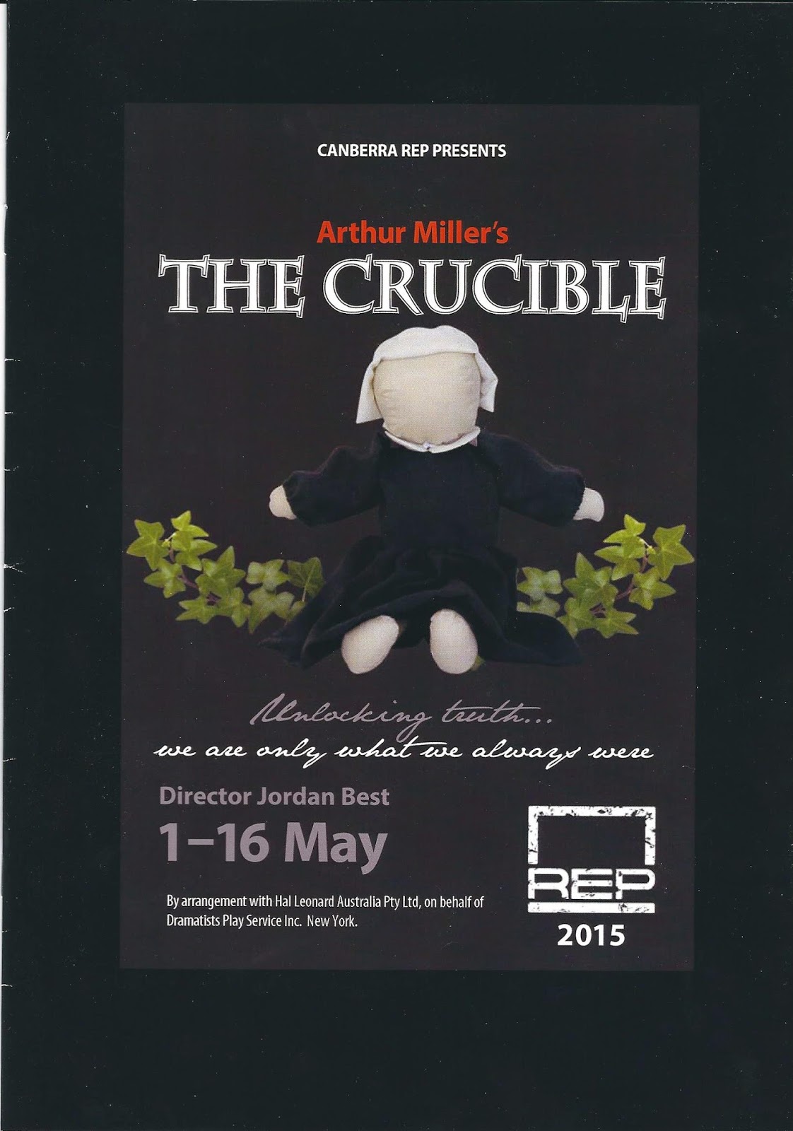 Canberra Critics Circle THE CRUCIBLE