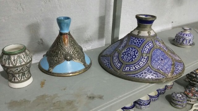 Estaño sobre cerámica en Fes