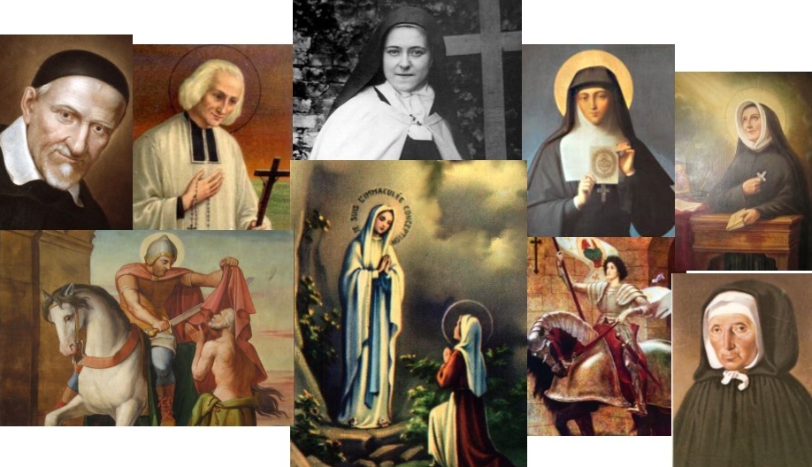 Saint Columbkille Parish Praying for France with French Saints