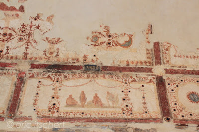 Voyage à Rome, mont palatin, fresques, apollon citharède, décorations murales, antiquité romaine, Rome, 