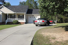 The new house and car in North Carolina...