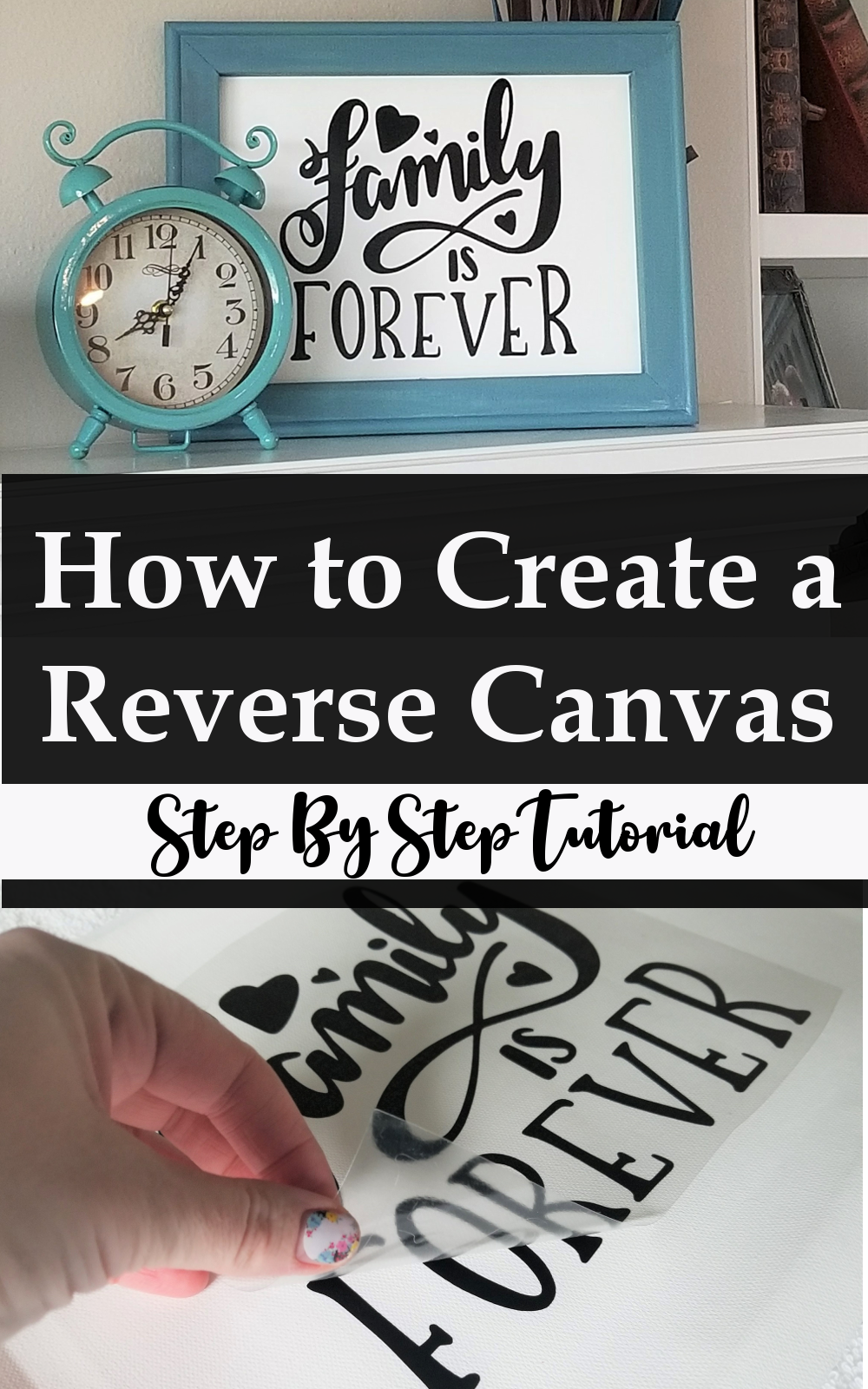 How to Make a Reverse Canvas Sew Simple Home
