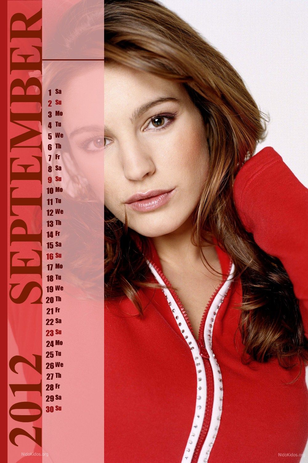 Kelly Brook Official Calendar 2012 TOP WORLD PIC