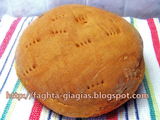 Ψωμί Χωριάτικο Προζυμένιο (βασική συνταγή) - από «Τα φαγητά της γιαγιάς»